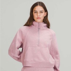 Lululemon Scuba oversized Half-zipped Hoodie (Pink Taupe) bought for $118 !
